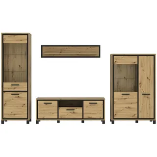 Forte »Trondheim« Set, 4 Stk. tlg., schwarz