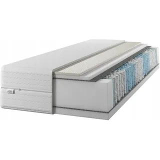 Matratze 90x200 24 cm Taschenfederkern Härtegrad H3 H2 7 zonen Bett Matratzen 2 in 1 Latex Rollmatratze Komfortschaum