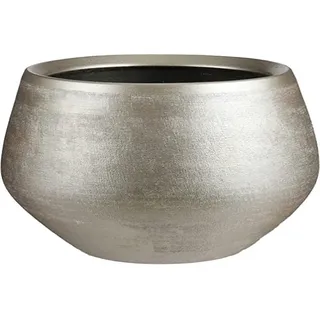 MICA Decorations Decorations Blumentopf Douro rund Gold - 28 x Ø 33 cm, 75001, One Size