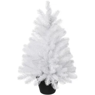 Creativ deco Künstlicher Weihnachtsbaum »Weihnachtsdeko, künstlicher Christbaum, Tannenbaum« im Topf, weiß
