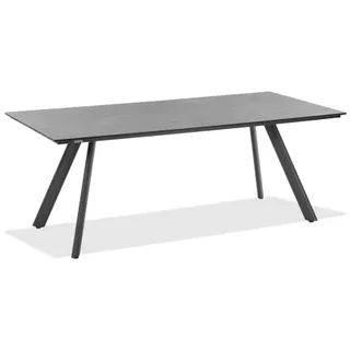 Niehoff Gartentisch 200 x 95 x 76 cm Grau