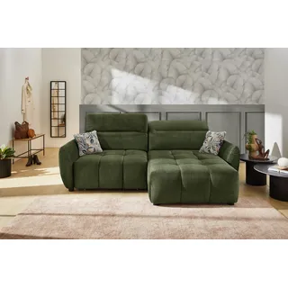 Jockenhöfer Gruppe »Zoom, L-Form, 140kg Belastbarkeit je Sitzplatz« 60cm elektromotorische Sitztiefenverstellung,USB-Ladeports,Kopfstützen,