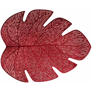 Douceur d'Intérieur Flamboyant Tischset (36 x 46 cm), Rot, durchbrochenes PVC