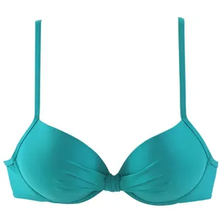 s.Oliver Bügel-Bikini-Top Damen türkis Gr.38 Cup C