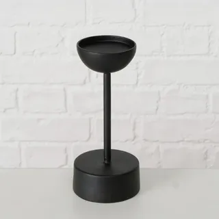 Boltze Kerzenleuchter "Vimo" in Schwarz, - (H)20 cm,