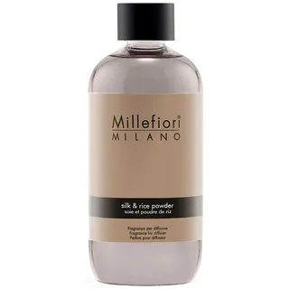 MILLEFIORI MILANO Raumduft Diffuser Nachfüllflasche 250 ml SILK & RICE POWDER