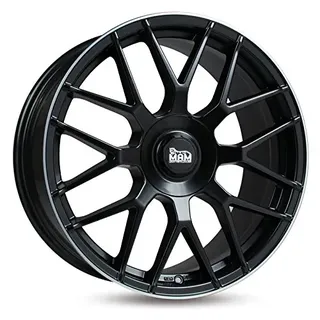MAM GT1 8,5 x 19 5 x 100 ET45 Matt Schwarz Lip Polish