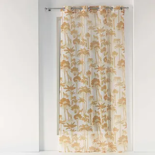 Douceur d'Intérieur Ösenvorhang, 140 x 240 cm, Sandfarben, Bedruckt, Manapany gelb