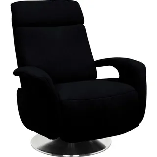 Beldomo System Relaxsessel , Schwarz , Metall , Uni , 84x109x88 cm , Made in Eu , Relaxfunktion , Wohnzimmer, Sessel, Relaxsessel