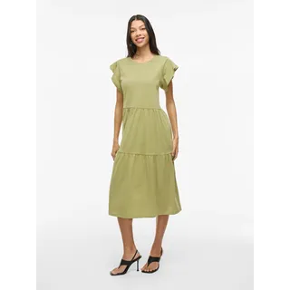 Vila Sommerkleid »VISUMMER S/S MIDI DRESS - NOOS«, grün