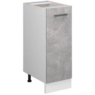 Vicco Unterschrank Apothekerschrank R-Line 30 x 81,6 x 46 cm Grau