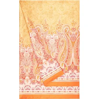 Bassetti MERGELLINA Foulard aus 100% Baumwolle in der Farbe Orange O1, Maße: 180x270 cm - 9328416