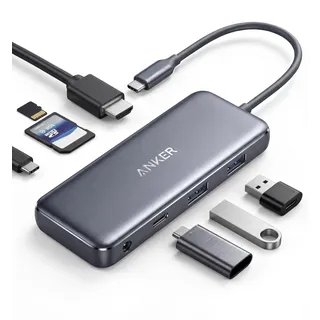 Anker [Upgraded] USB-C Hub Adapter, 7-in-1 USB-C 4K HDMI
