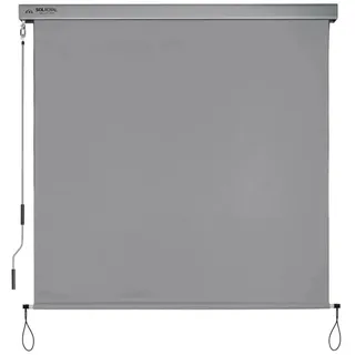 Sol Royal Balkonverkleidung 160 x 250 cm grau Aluminium