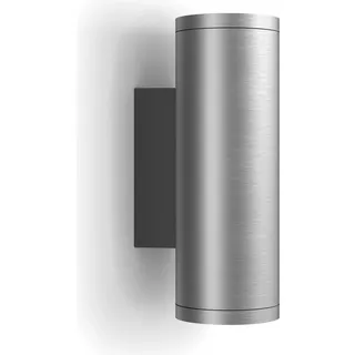 Philips Außenleuchte Edelstahl 24,0 cm IP44 1200 lm grau