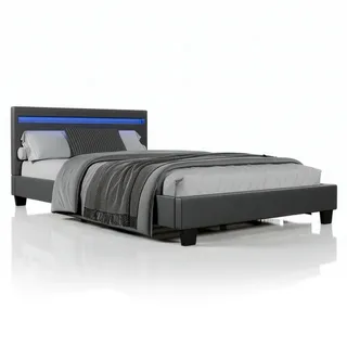 Polsterbett Paris - Dunkelgrau