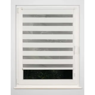 MYDECO Doppelrollo JUST, weiß