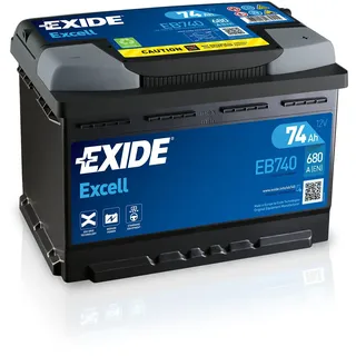 Exide EB740 74Ah Autobatterie