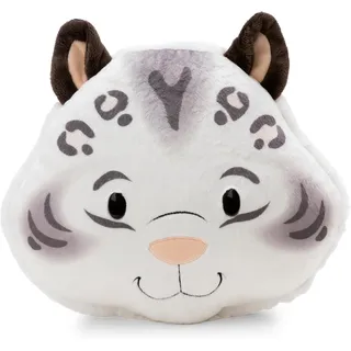 NICI Kuschelkissen Schneeleopard Eleni Snowbell 35 x 30 cm Weiß