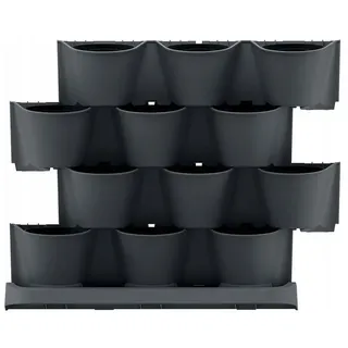 Prosperplast Cascade Garden Vertical 68.5x19x54.6 Cm Blumentopf - Anthracite - One Size