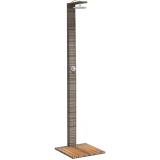 vidaXL Gartendusche Grau 50x55x224 cm