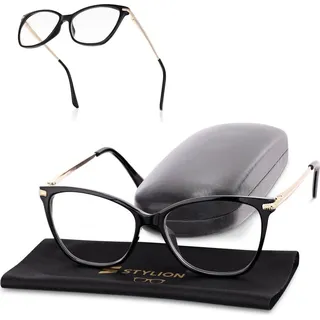 Polarisierte Cateye-Sonnenbrille Damen MP42 schwarz - Schwarz