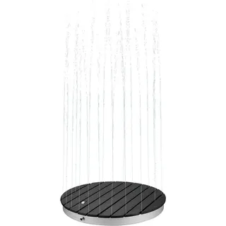 HOME DELUXE WPC Bodendusche CALIA Anthrazit - ⌀ 70,5 cm | Bodendusche, Außendusche, Gartendusche, Outdoor Dusche - Grau