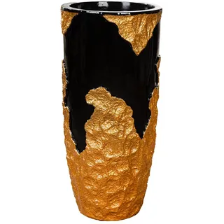 Gilde Famosa Ø 33 x 70 cm Goldfarben/Schwarz