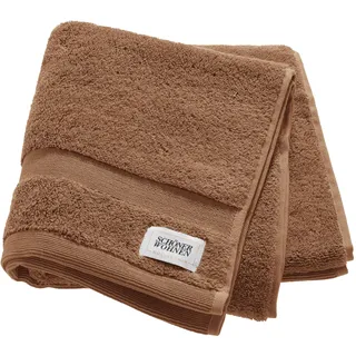 SCHÖNER WOHNEN Premium Handtuch 50x100 cm - saugstark - Luxus Handtücher braun - 100% Baumwolle - als Handtuch-Set kombinierbar - Frottee Kinder - Öko-Tex