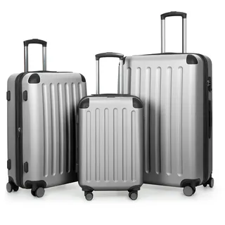 HAUPTSTADTKOFFER Spree Koffer-Set 3-tlg. silber