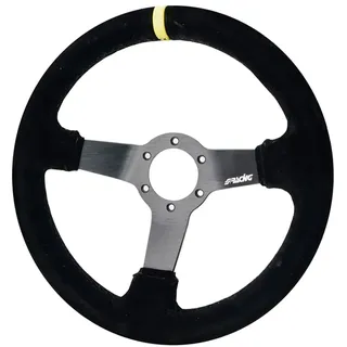 Simoni Racing Universal Lenkrad Carrera - Schwarz Suède - Durchmesser 320mm
