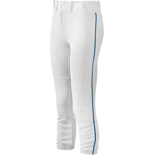 Mizuno Damen Gürtel Select Paspel Hose, Damen, 350314.0051.05.M, Weiß/Navy, M