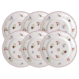 Villeroy & Boch Brotteller Petite Fleur 17,4 cm 6er Set weiß