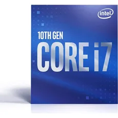 Intel CPU INTEL Core i7 i7-10700K Comet Lake 3800 MHz Cores 8 16MB Socket LGA1200 125 Watts GPU UHD 630 BO (LGA 1200, 3.80 GHz, 8 -Core), Prozessor