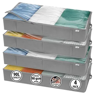 StorageExpert Schrank-Organizer und Aufbewahrung – Maximieren Sie den Platz mit Aufbewahrungsbehältern unter dem Bett und Kleideraufbewahrung – Ideale Schrankaufbewahrung, Spielzeug-Organizer und