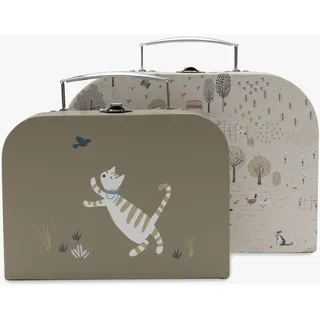 jollein 059-595-68102 Spielzeugaufbewahrung Toy storage suitcase Freistehend Mehrfarbig