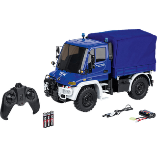 CARSON MB Unimog U300 THW 2.4GHz 100%RTR R/C Spielfahrzeug, Blau