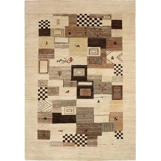 Cazaris Orientteppich , Beige , Textil , Abstraktes , rechteckig , 250x350 cm , für Fußbodenheizung geeignet , Teppiche und Böden, Teppiche, Orientteppiche