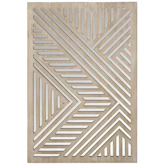 Casablanca by Gilde "Bild; Spiegel Enigma naturfarben H. 78 cm", 1 Stk. tlg., farbe bild(er): naturfarben),