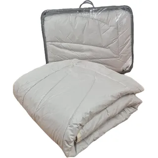 Alpaka Bettdecke 140x200 – 100% Alpakawolle & Bio-Baumwolle | Natur Steppdecke antibakteriell & allergikergeeignet | Ganzjahresdecke, Sommerdecke & Winterdecke aus Österreich (weiss, 140x200, 1200g)