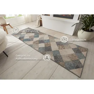 HANSE HOME Bakke Kurzflorteppich 80 x 200 cm Beige