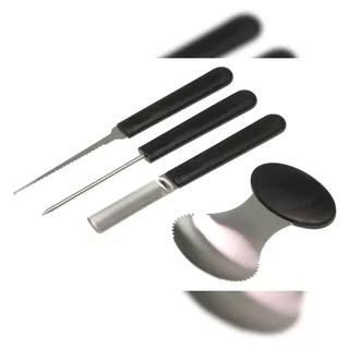 Westmark Kürbis Schnitz-Set 4-tlg. Edelstahl/Kunststoff