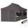 Faltpavillon 3 x 6 m inkl. 4 Seitenteile Dunkelgrau
