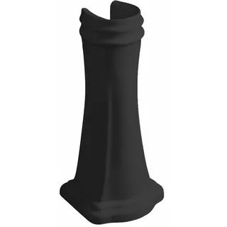 RETRO Keramik-Säule für Waschtische 56,69,73cm, schwarz matt - Schwarz