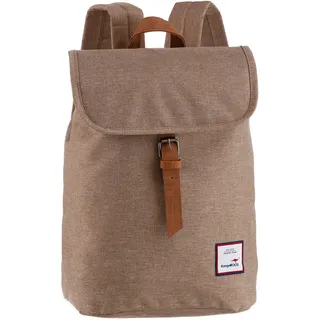 KangaROOS Cityrucksack in schlichter Optik, beige