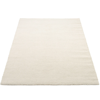 Teppich OCI DIE TEPPICHMARKE "NEW VILLA MELANGE, auch als Läufer und in Rund", weiß (altweiß), B:140cm H:20mm L:200cm, Polypropylen, Teppiche, Teppich, dichter Shaggy, melierte uni Farben, robuster Hochflor, Wohnzimmer