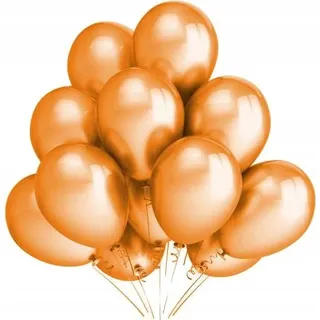 Metallic-Luftballons 12 Zoll, 100 Stück, orange