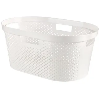 Curver Wäschekorb "Infinity" in skandinavischen Optik - stabiler Kunststoff, 39 Liter