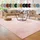 Teppich PACO HOME "Cadiz 630", rosa (rosé), B:60cm H:14mm L:100cm, Polyester, Teppiche, Teppich, Uni-Farben, besonders weich, waschbar, auch als Läufer erhältlich