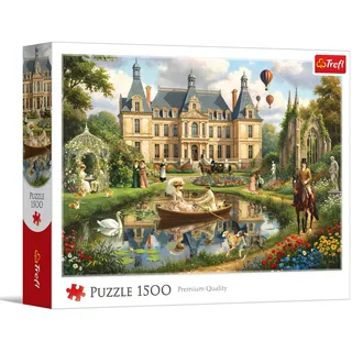 Trefl – Palast am Wasser – 1500 Teile – DIY-Puzzle, kreative Unterhaltung, klassisches Puzzle für Erwachsene und Kinder ab 14 Jahren